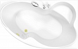 BellSan Акриловая ванна Индиго 168x110 L белая/золото
